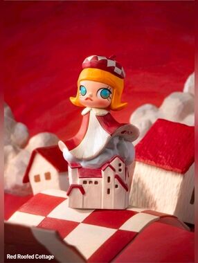 Pop Mart 20th Anniversary Scenery Along The Way- Red Roofed Cottage